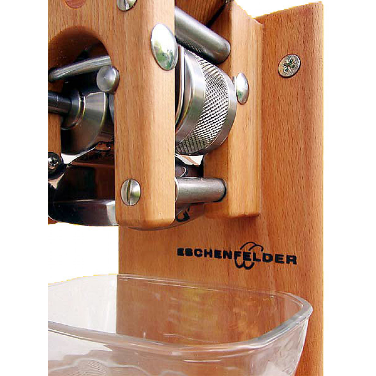 Eschenfelder Wall Grain Flaker with Anodized Aluminum Funnel