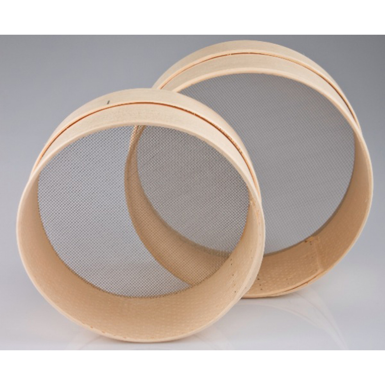 Flour sieves Set, 7.08Inches (18cm) coarse + 7.87Inches (20cm) fine