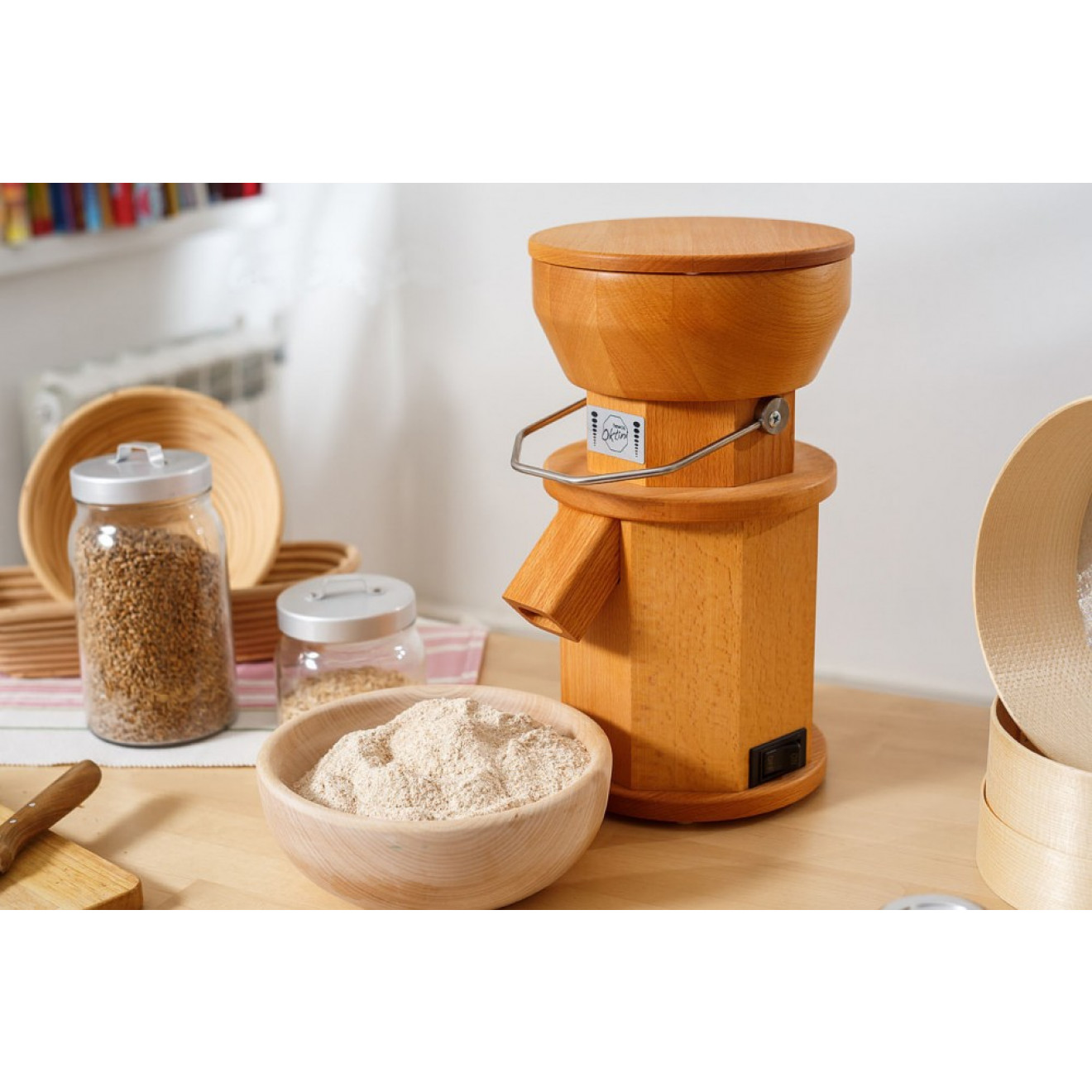 Electric Grain Mill hawos Oktini