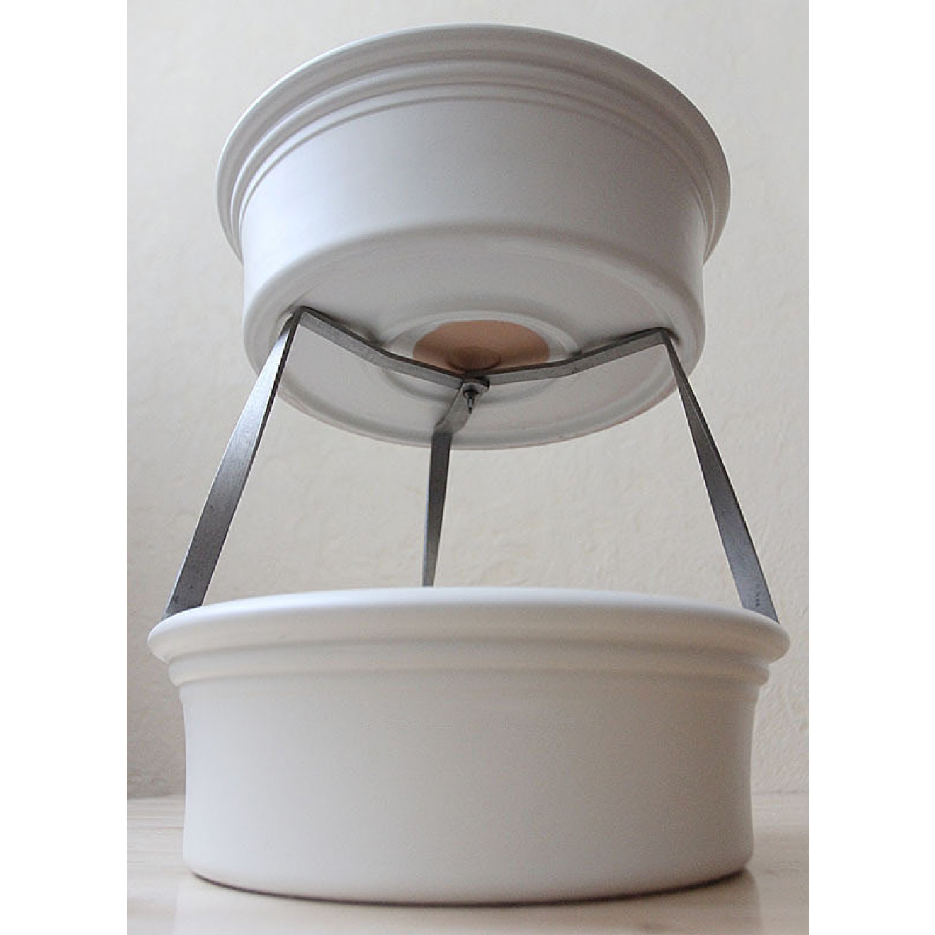 Stacking aid for Eschenfelder Wheatgrass Sieve