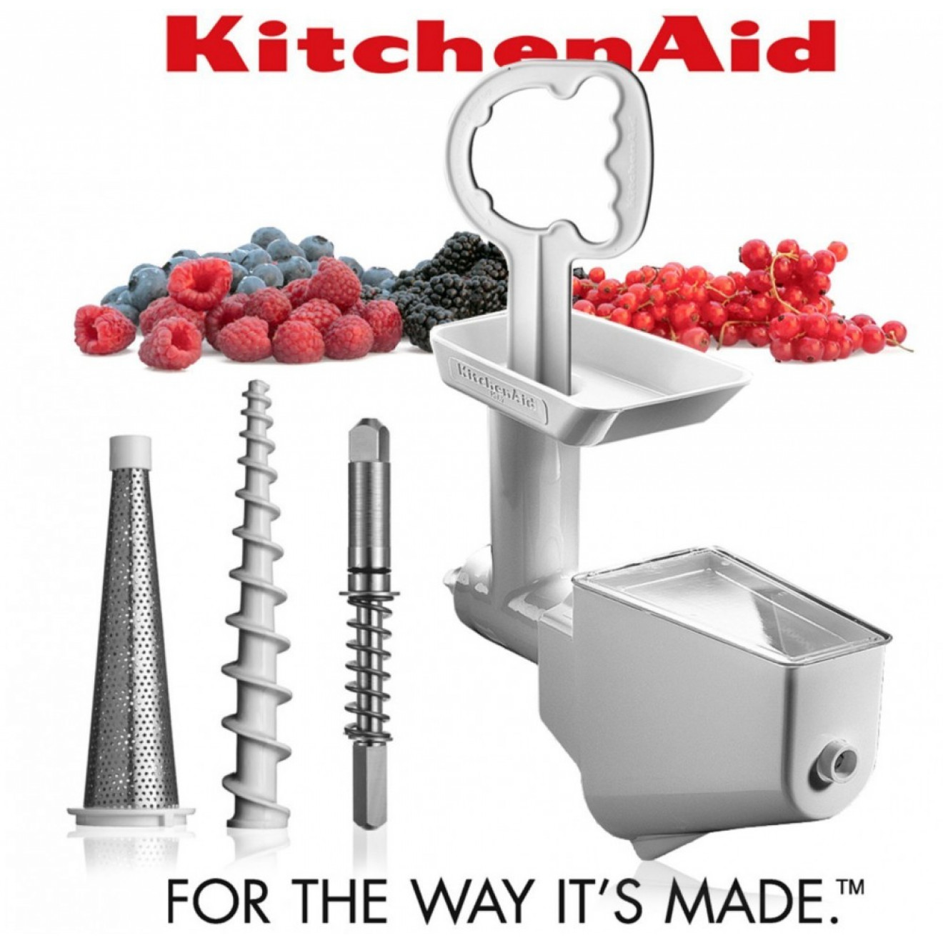 KitchenAid FPPC Mixer Attachment Pack; Grinder/ Mincer, Slicer