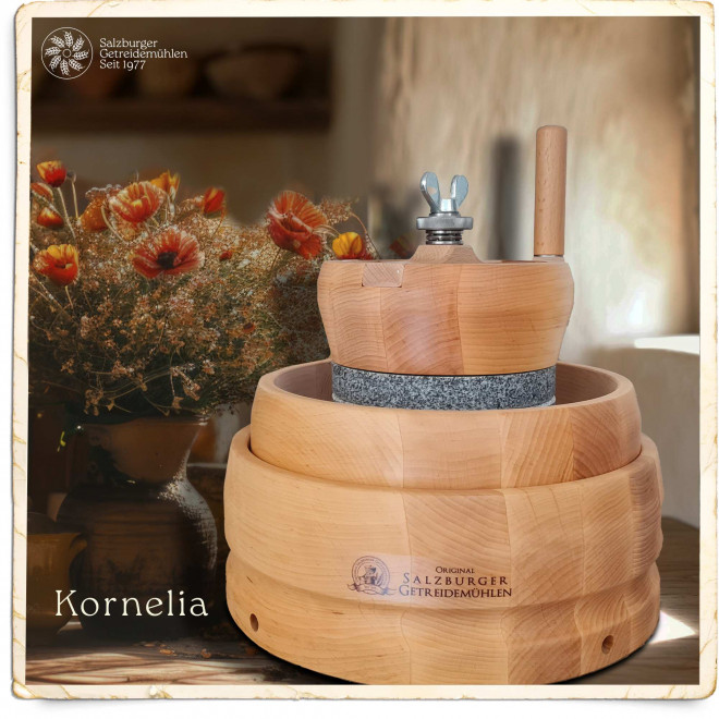 Kornelia Hand-Mill MH 6 with granite millstones