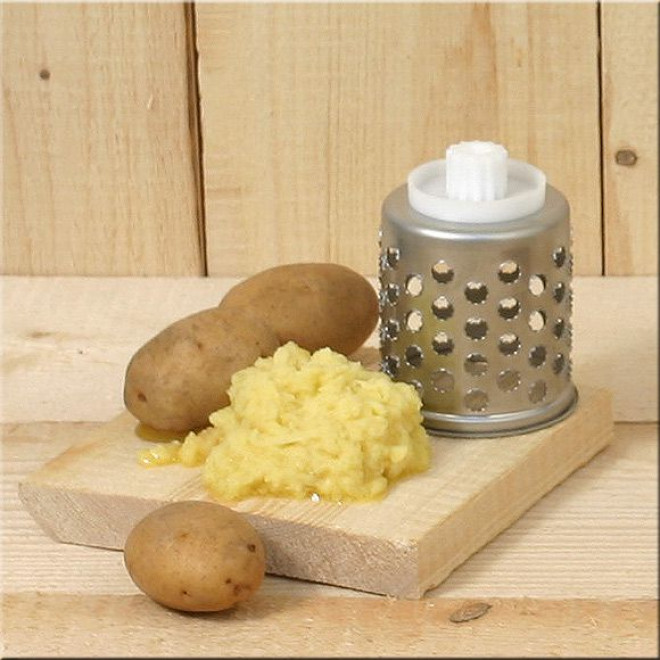 Additional drums 4,5,6 for vegetable cutter and grater set