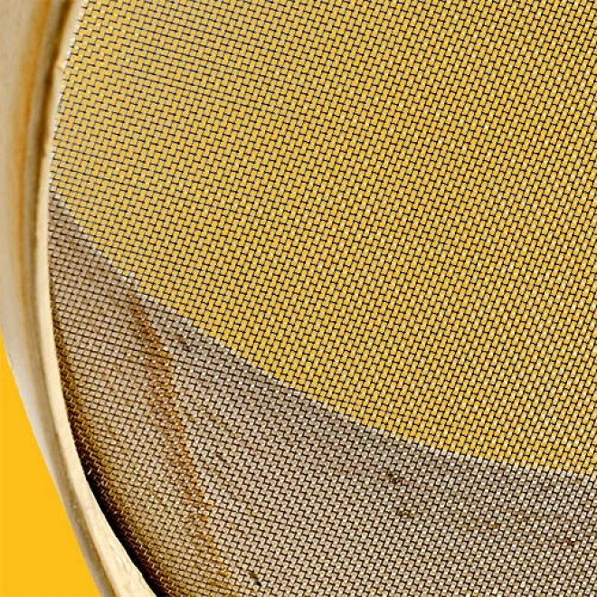 Flour sieves Set, 7.08Inches (18cm) coarse + 7.87Inches (20cm) fine