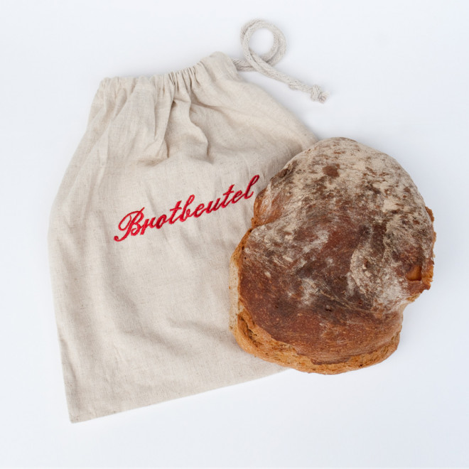 Bread Bag, 100% natural linen, unbleached
