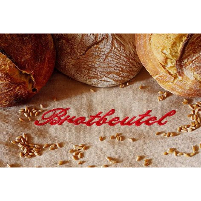 Bread Bag, 100% natural linen, unbleached