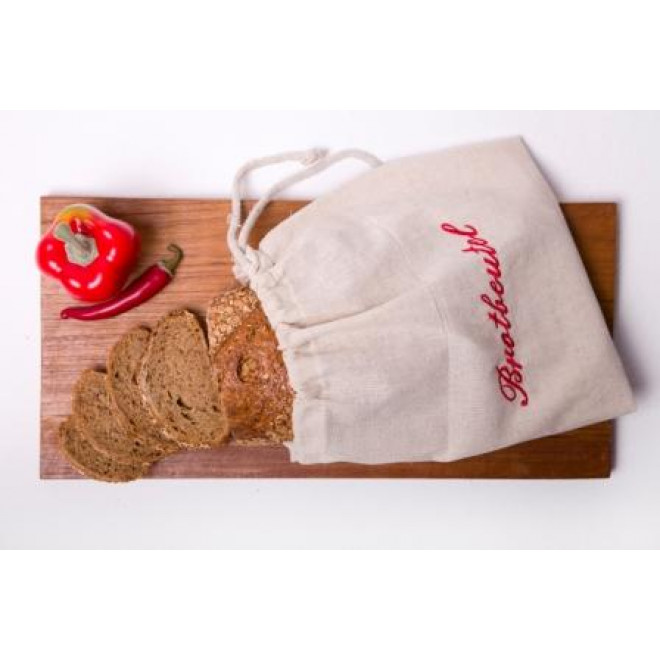 Bread Bag, 100% natural linen, unbleached