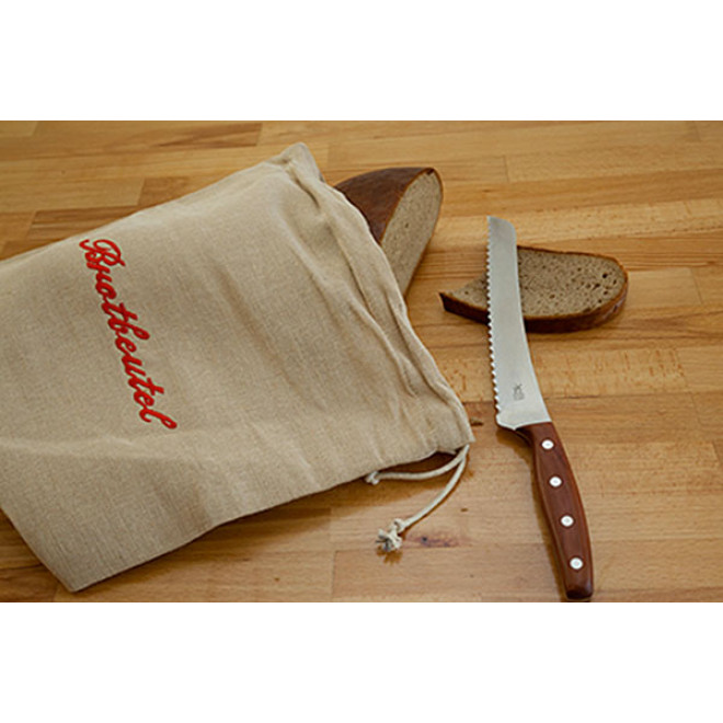 Bread Bag, 100% natural linen, unbleached