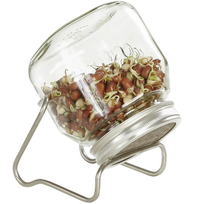 Eschenfelder Sprouting Set I, Jar 26.25oz (750ml) + Rack