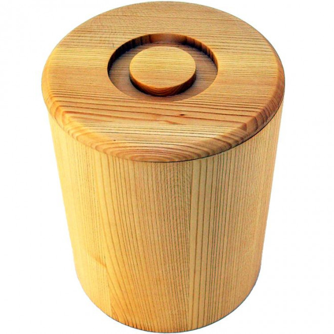 Wooden barrel for 4.4lb (2kg) grain