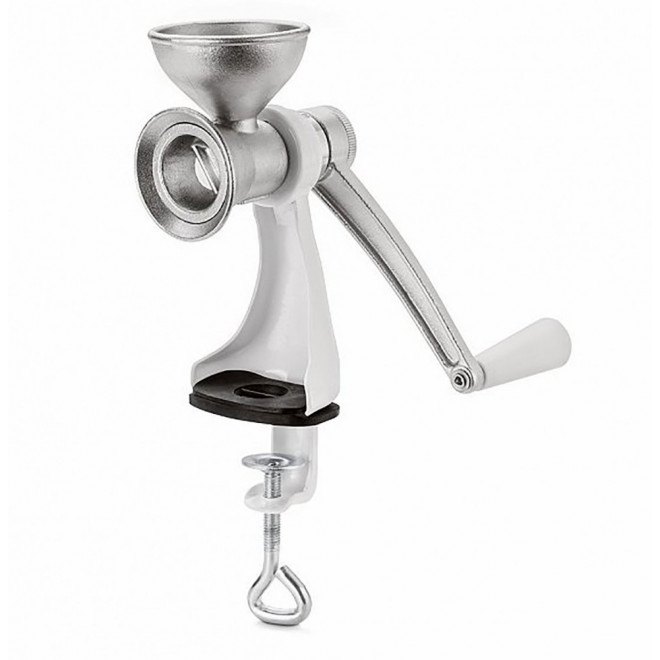 Manual Poppy Seed Mill Spice Grinder painted White