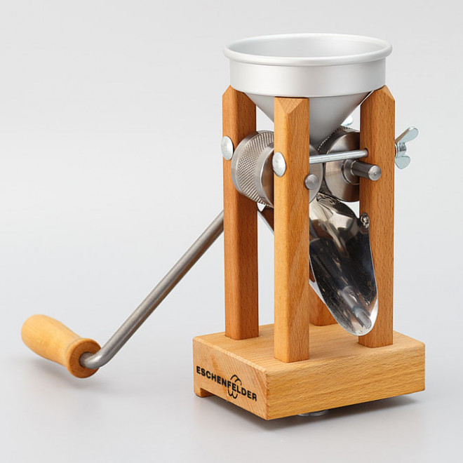 Eschenfelder Grain Flaker with Anodized Aluminum Funnel
