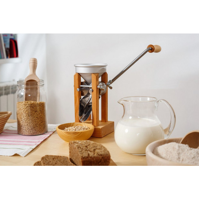 Eschenfelder Grain Flaker with Anodized Aluminum Funnel