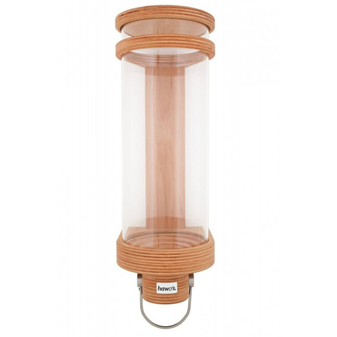 Hawos glass grain silo dispenser for 11 lbs (5 kg) grain