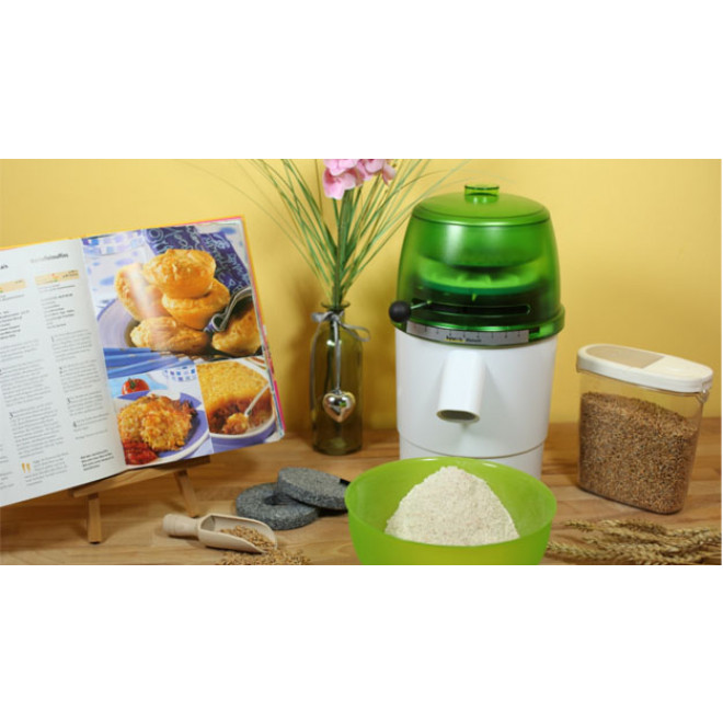 Electric Grain Mill hawos Novum, green