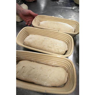 Banneton Bread Dough Proofing Basket, Oval for 1.65lb (0.75kg) Dough