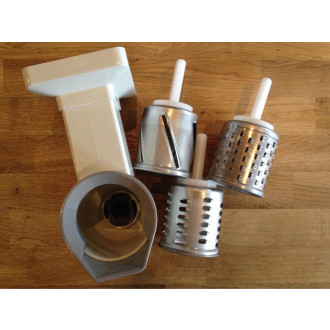 Vegetable cutter and grater set for Family Grain Mill without Ha