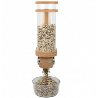 Hawos glass grain silo dispenser for 11 lbs (5 kg) grain