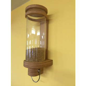 Hawos glass grain silo dispenser for 11 lbs (5 kg) grain