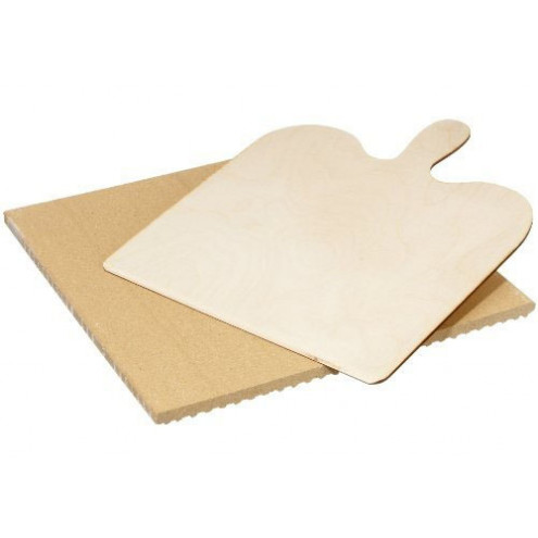 Pizza / bread stone incl. wooden shifter