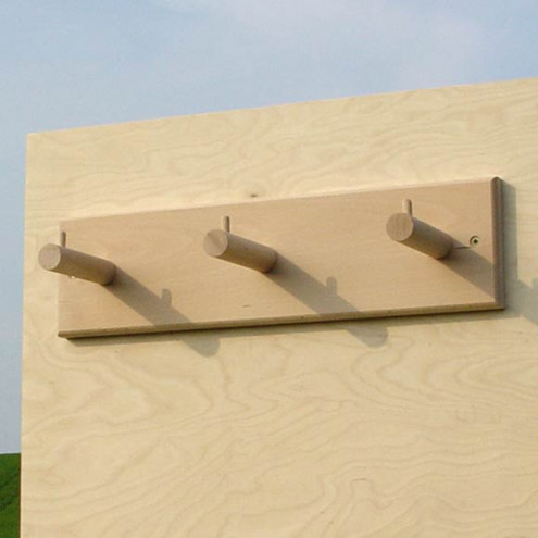 Wall Brackets for Holding 3 Grain Bags