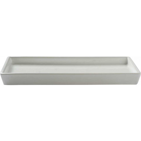 Spare ceramic drip tray white for triple rack