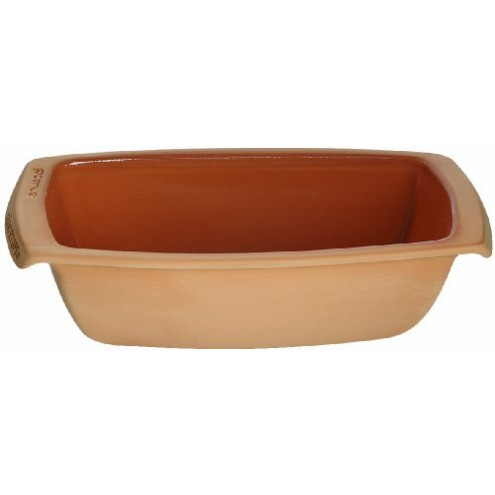 Rectangular Bread Mould, Glazed Clay Bread Baker