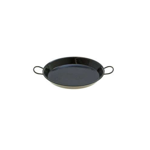Frying pan, enameled steel