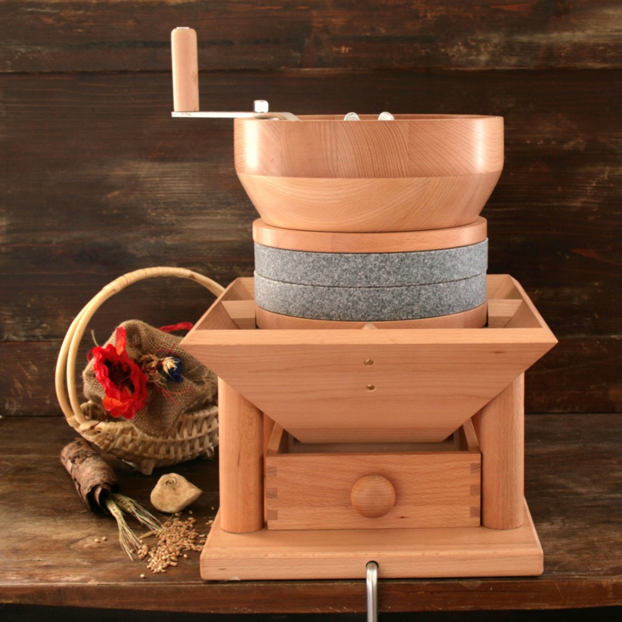 HandMill MH 8 with granite millstones
