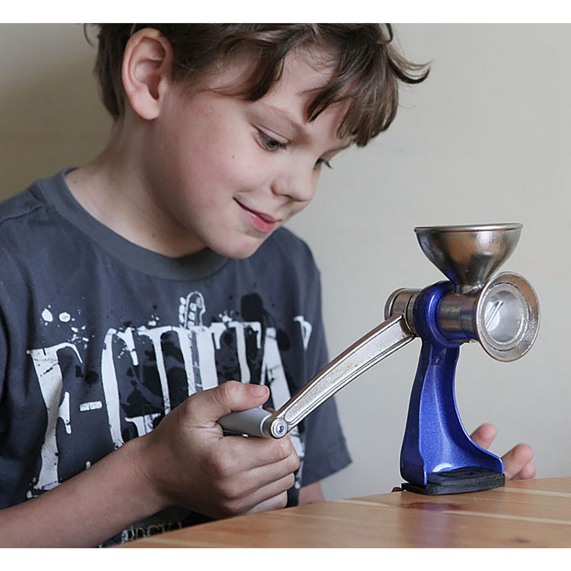 Manual Poppy Seed Mill Spice Grinder painted White